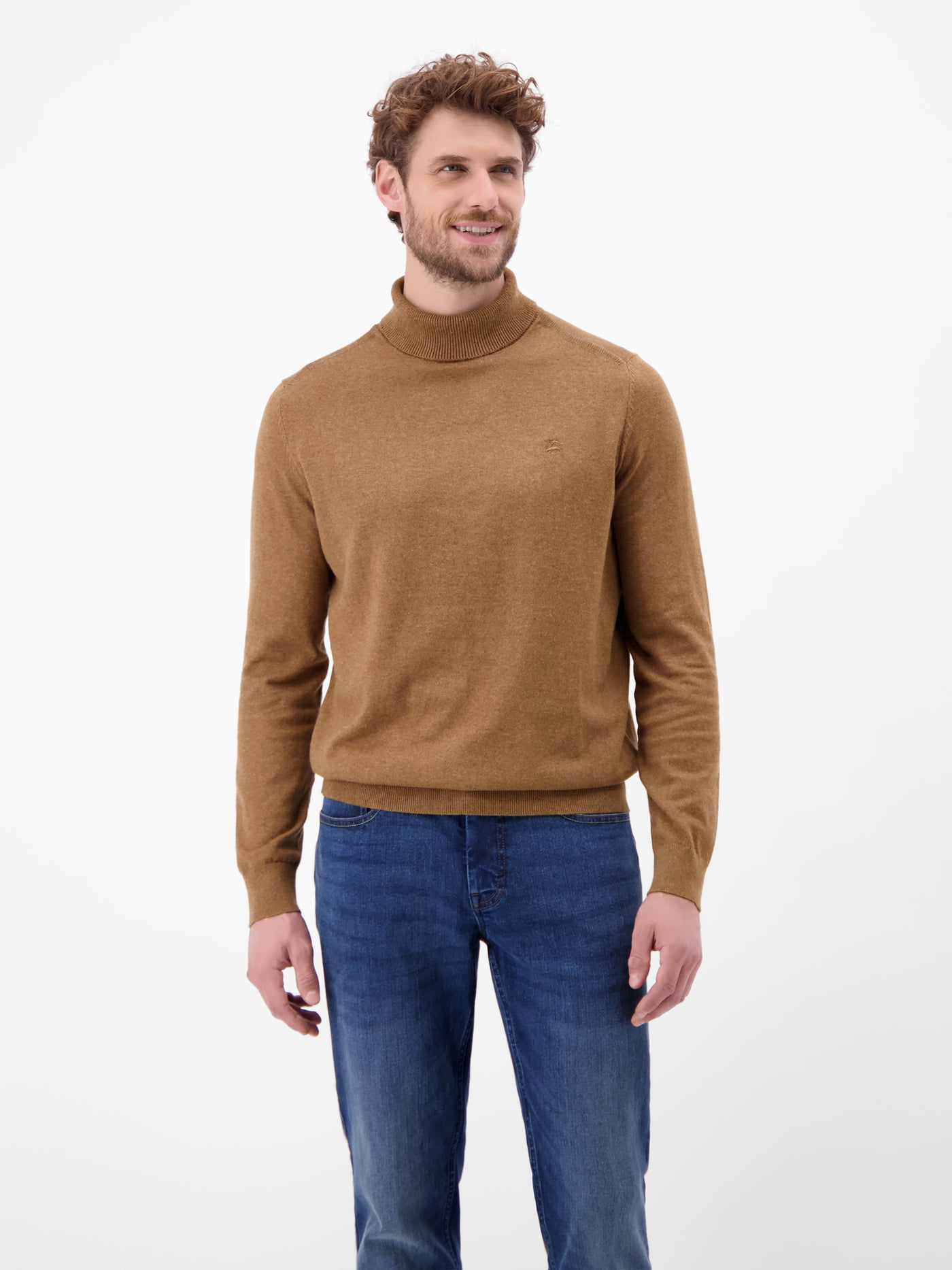 Herren Rollkragen-Strickpullover - LERROS