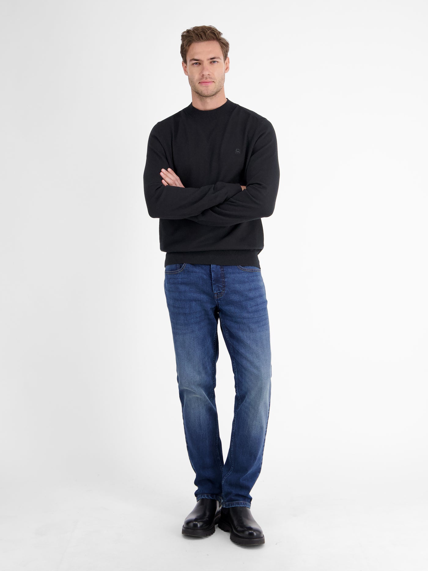 Herren-Pullover mit Turtle, Neck - LERROS