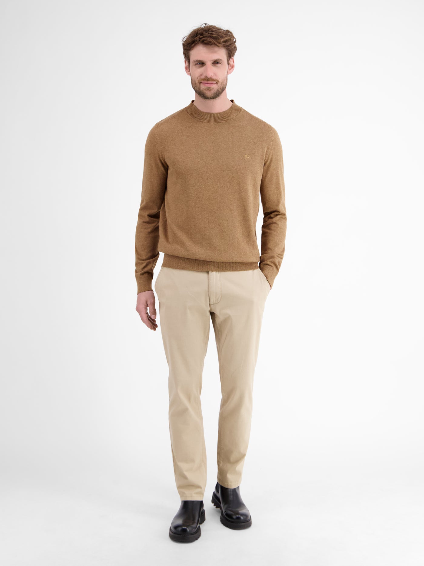 Herren-Pullover mit Turtle, Neck - LERROS