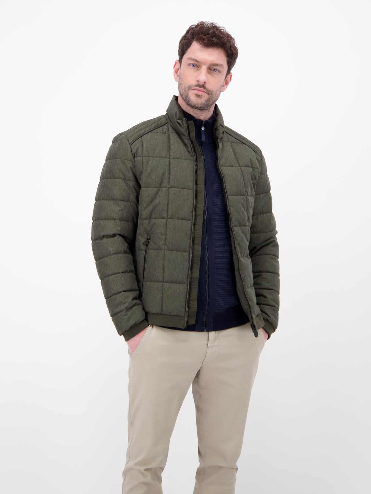 Steppjacke in Woll-Optik - LERROS