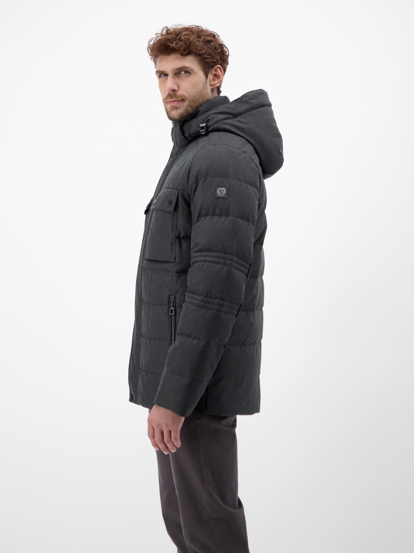 Herren Fieldjacket in Woll-Optik - LERROS