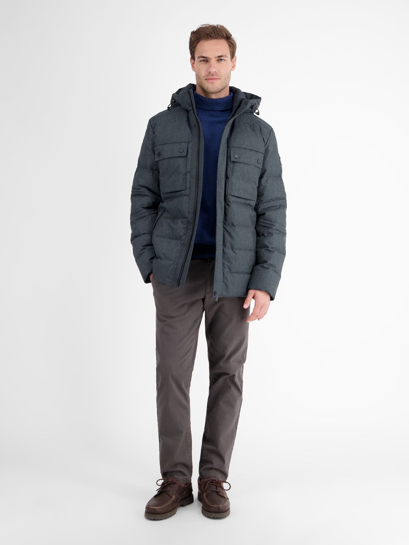 Herren Fieldjacket in Woll-Optik - LERROS