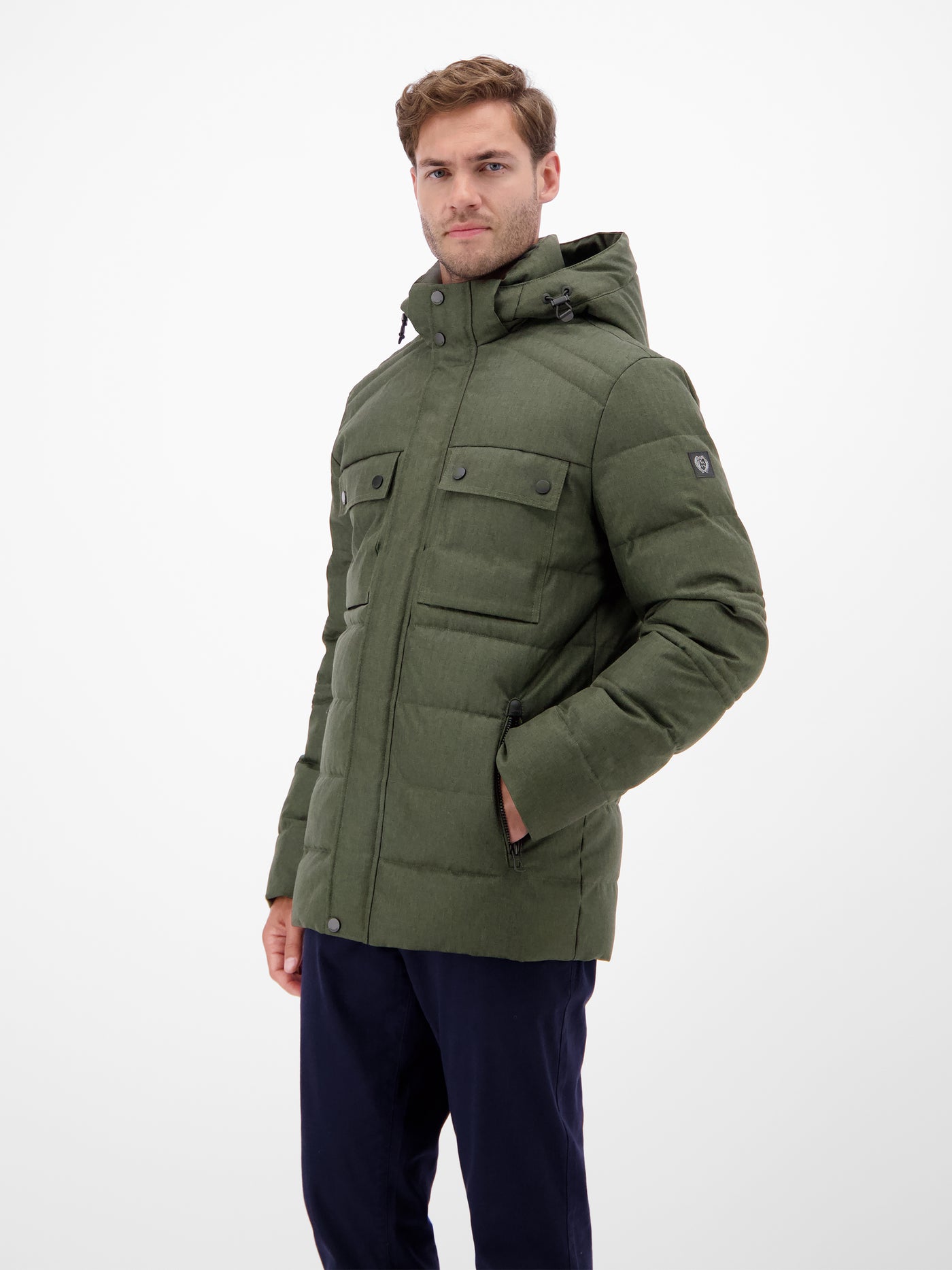 Herren Fieldjacket in Woll-Optik - LERROS