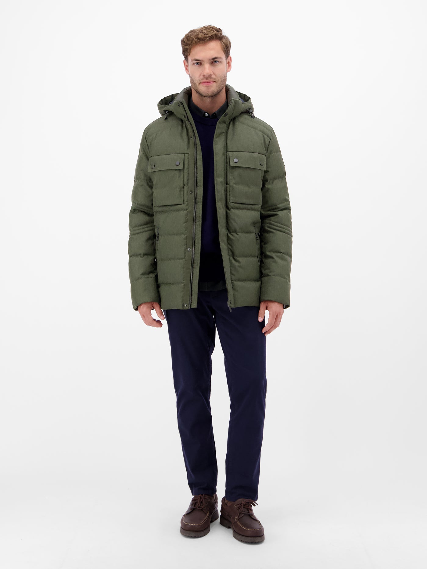 Herren Fieldjacket in Woll-Optik - LERROS