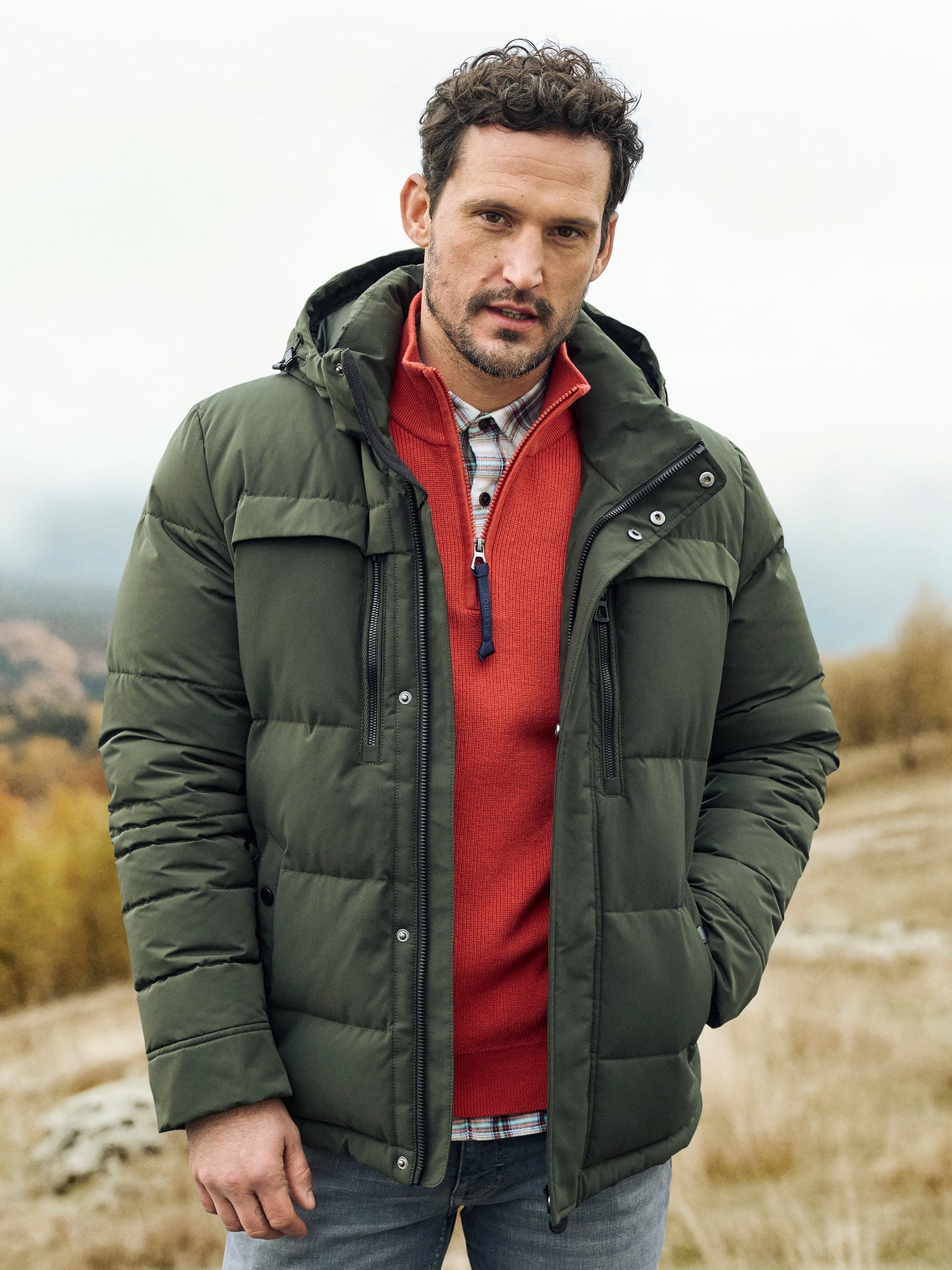 Functional quilted jacket for men – LERROS1