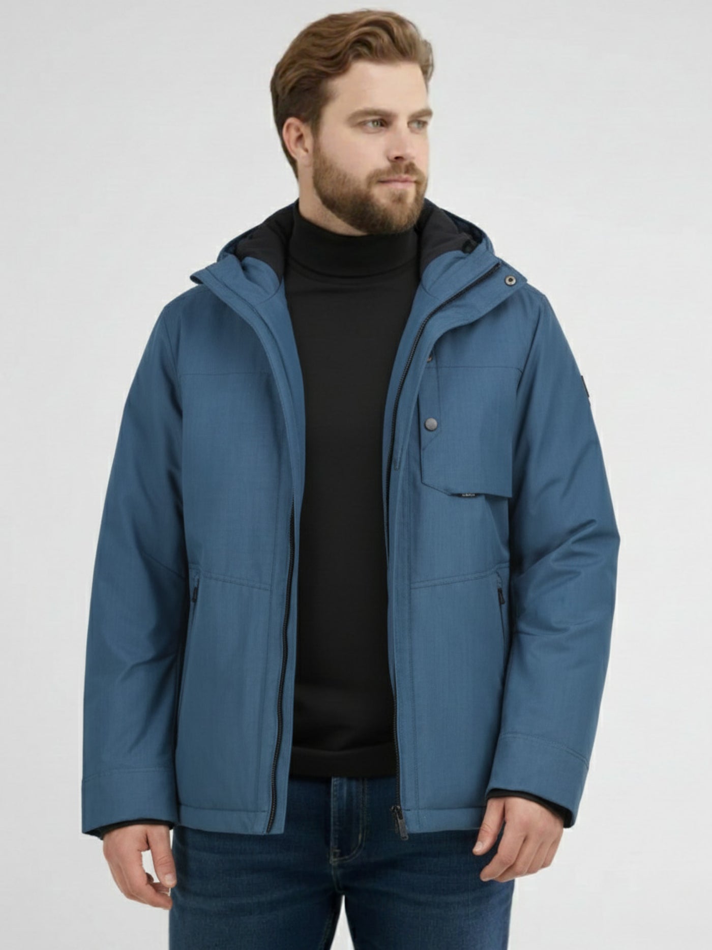 Herren Struktur-Blouson in Übergrößen - LERROS