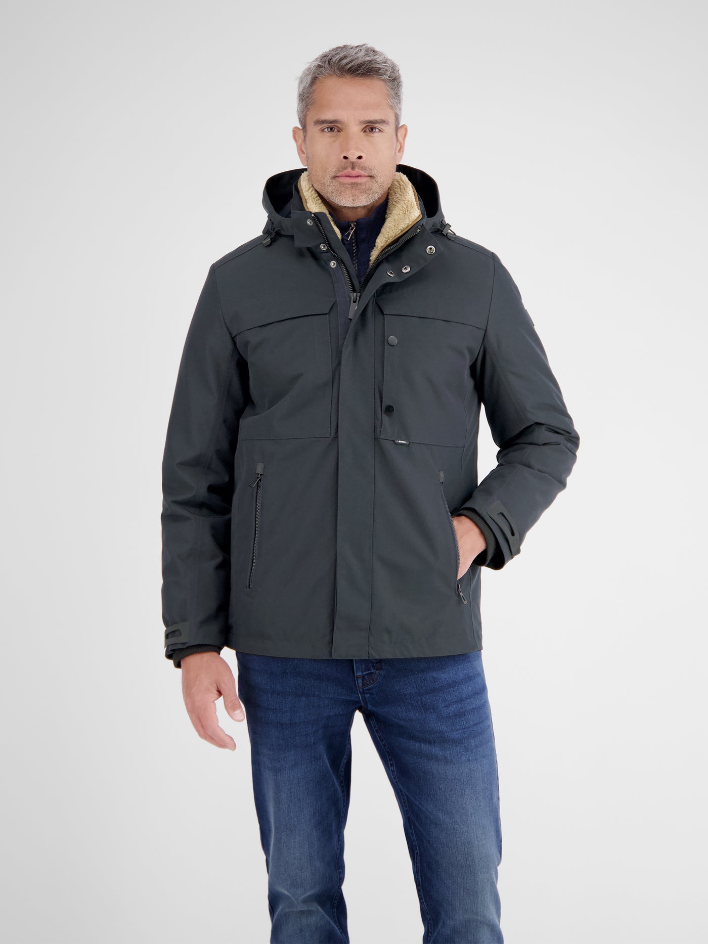 Herrenjacke mit herausnehmbarer Innenjacke - LERROS