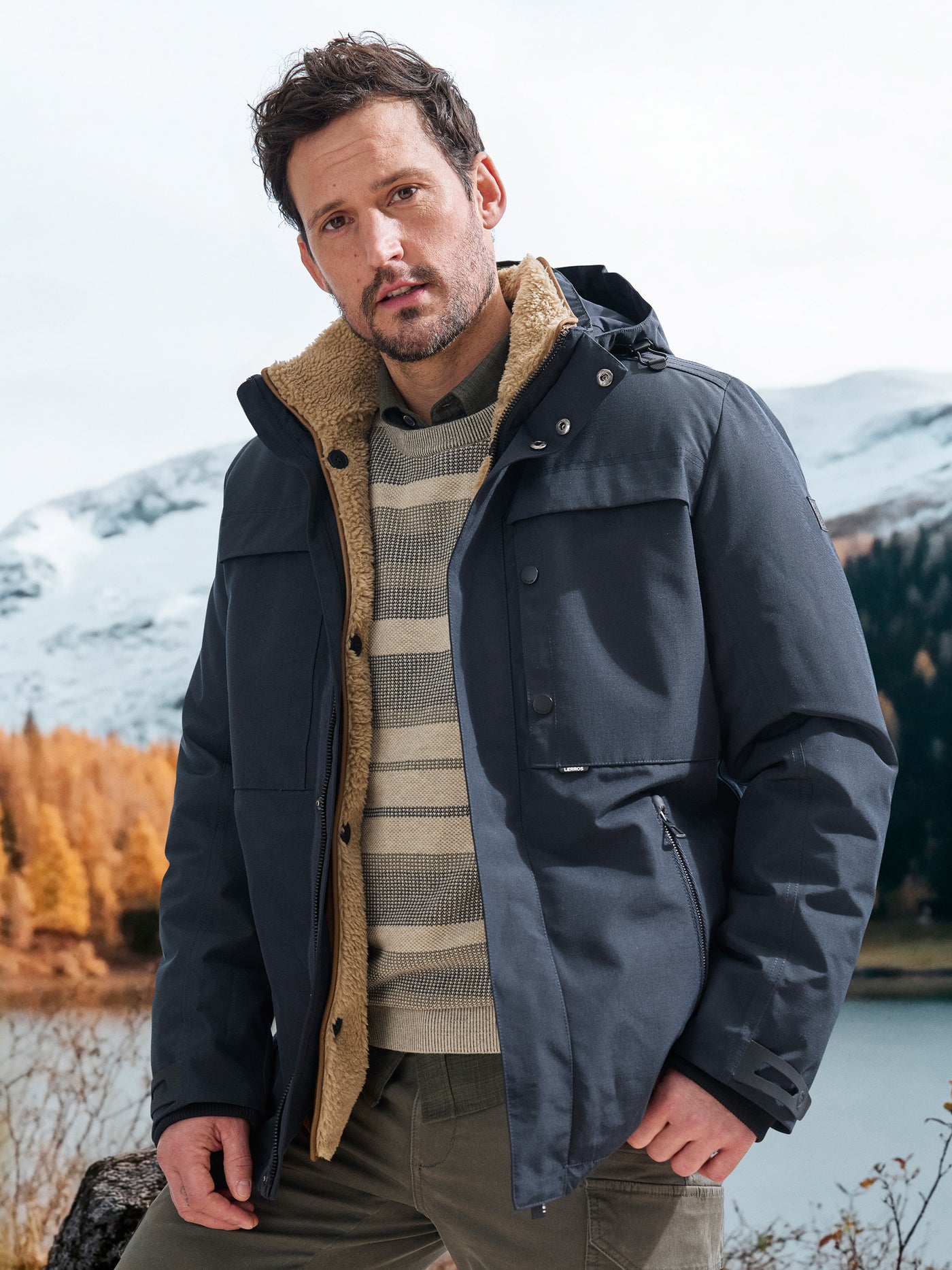 Herrenjacke mit herausnehmbarer Innenjacke - LERROS