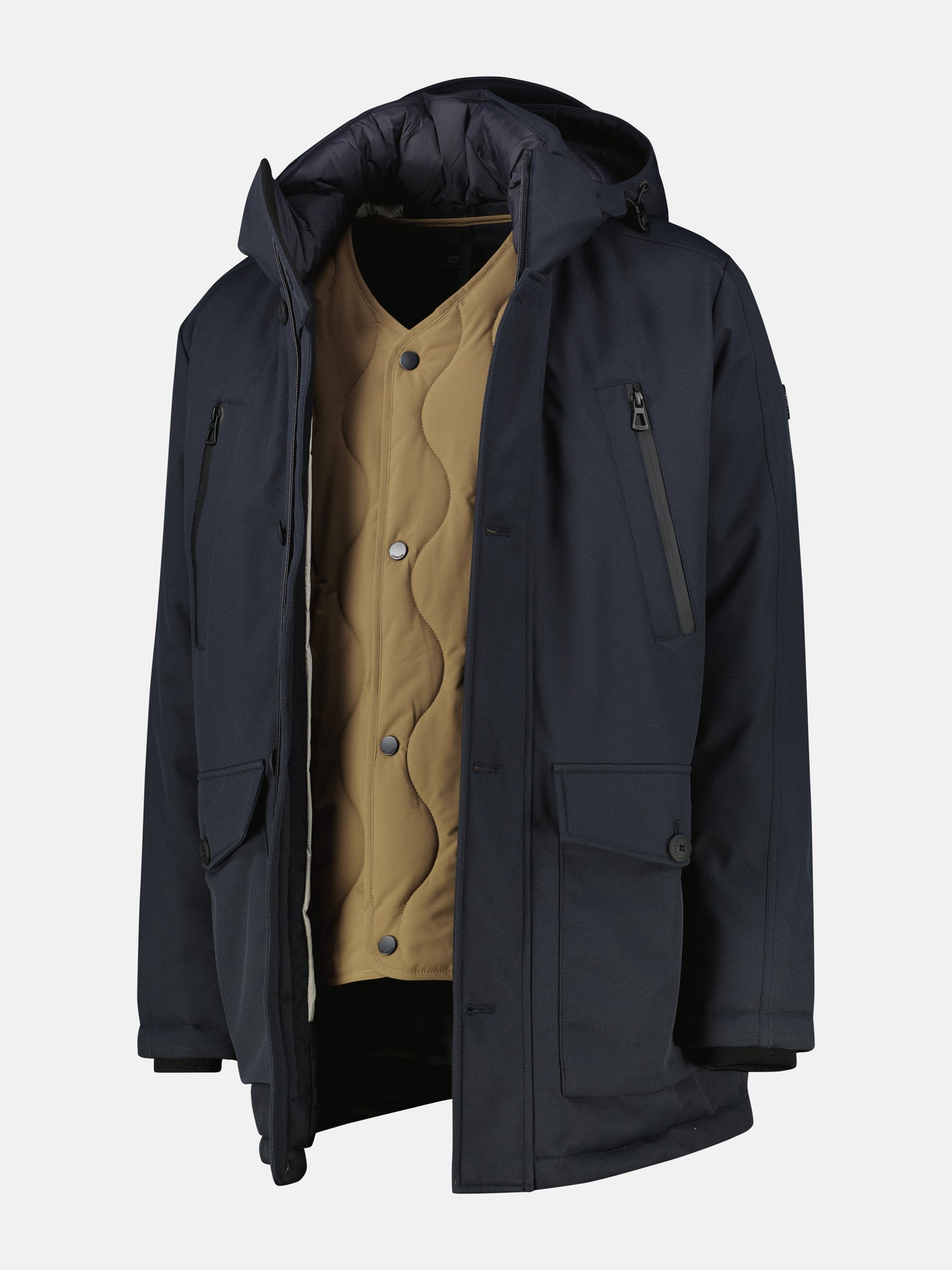 Herren-Parka in Twillstruktur - LERROS