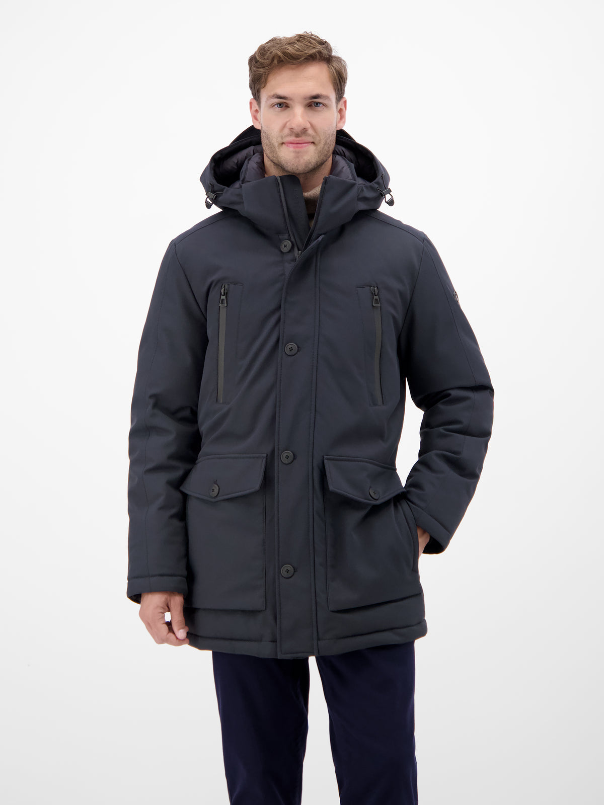 Herren-Parka in Twillstruktur - LERROS