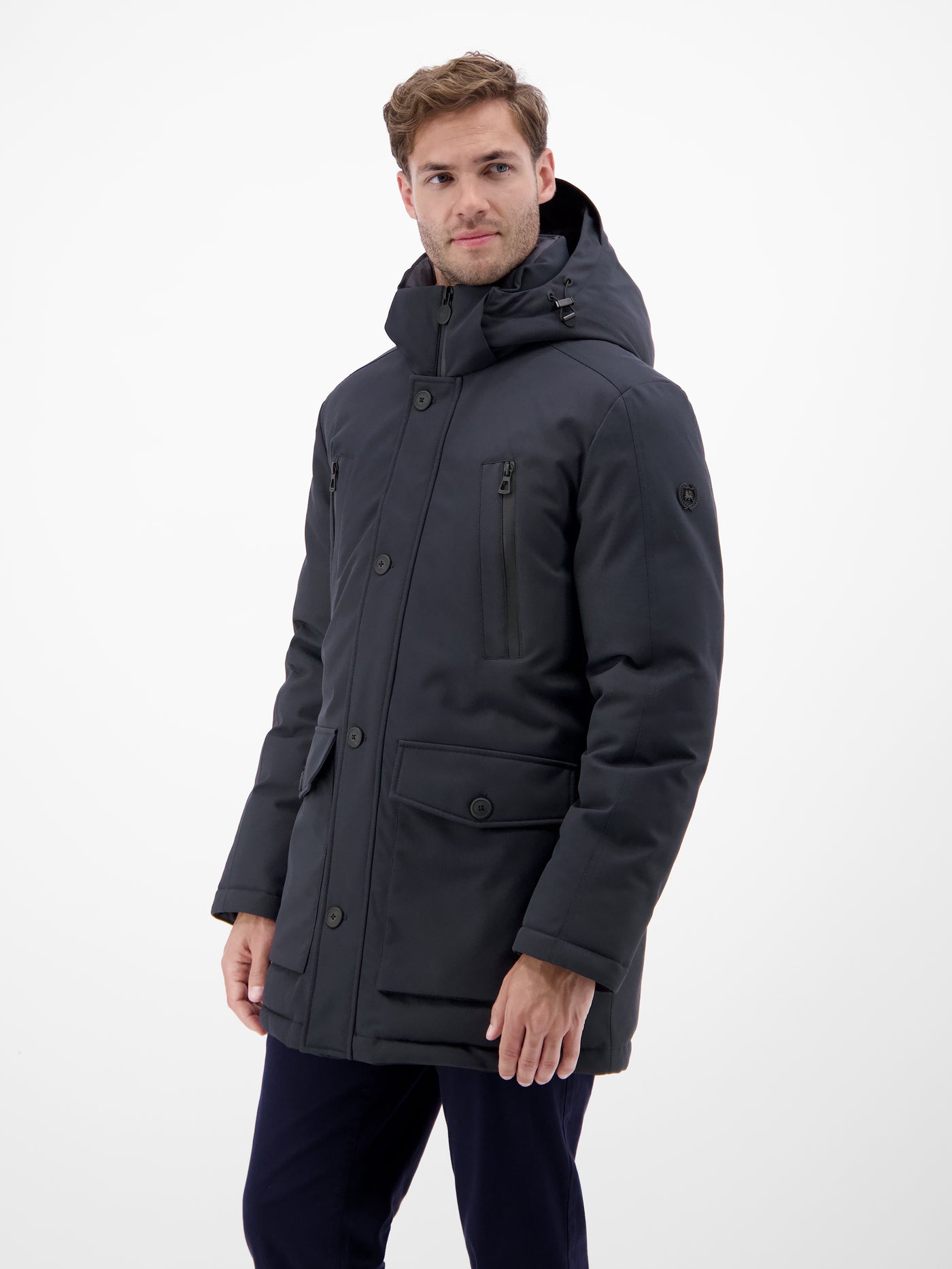 Herren-Parka in Twillstruktur - LERROS