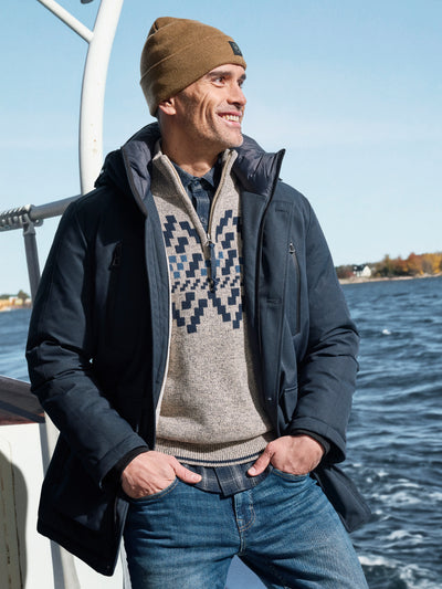 Herren-Parka in Twillstruktur - LERROS