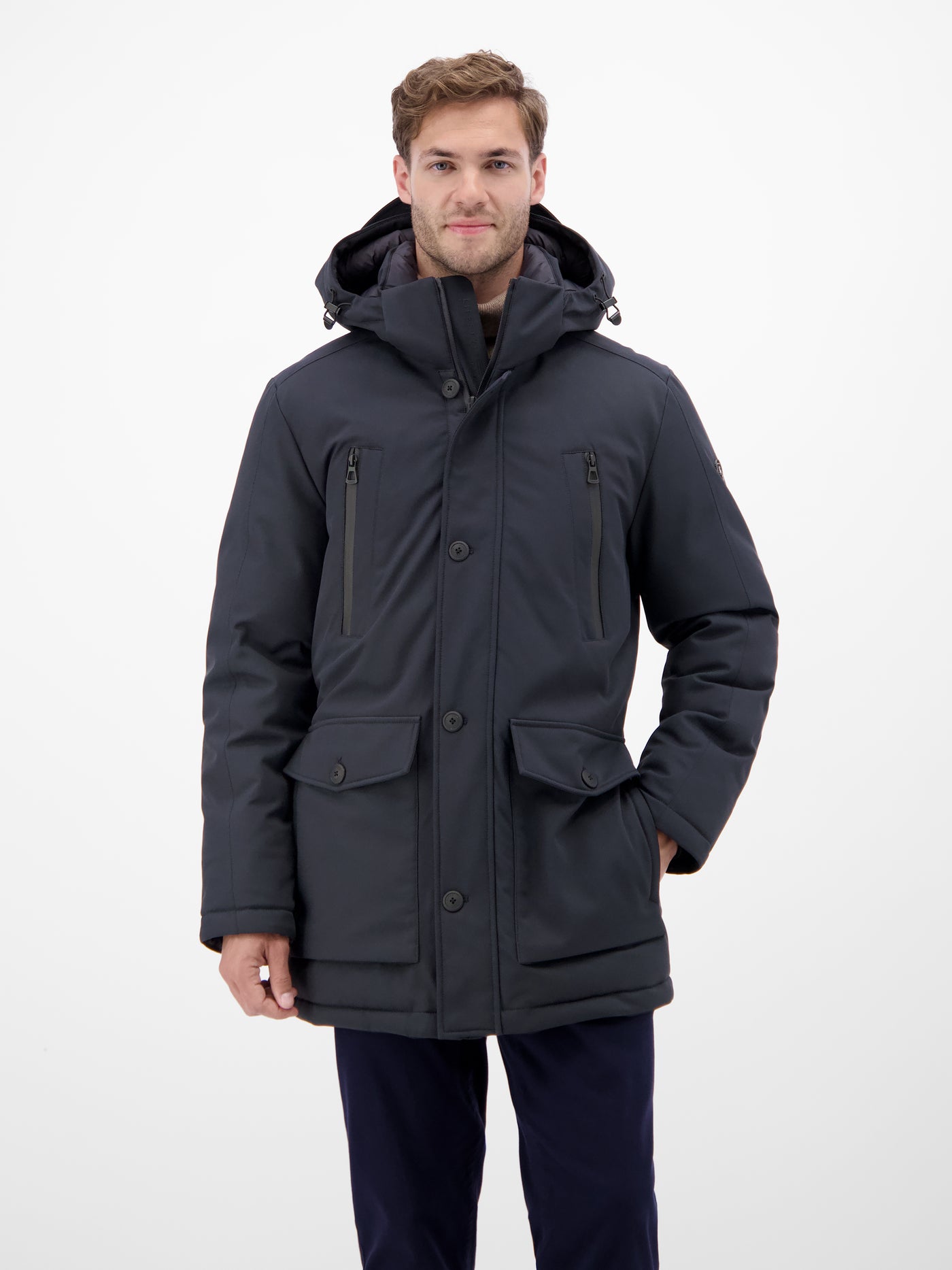 Herren-Parka in Twillstruktur - LERROS