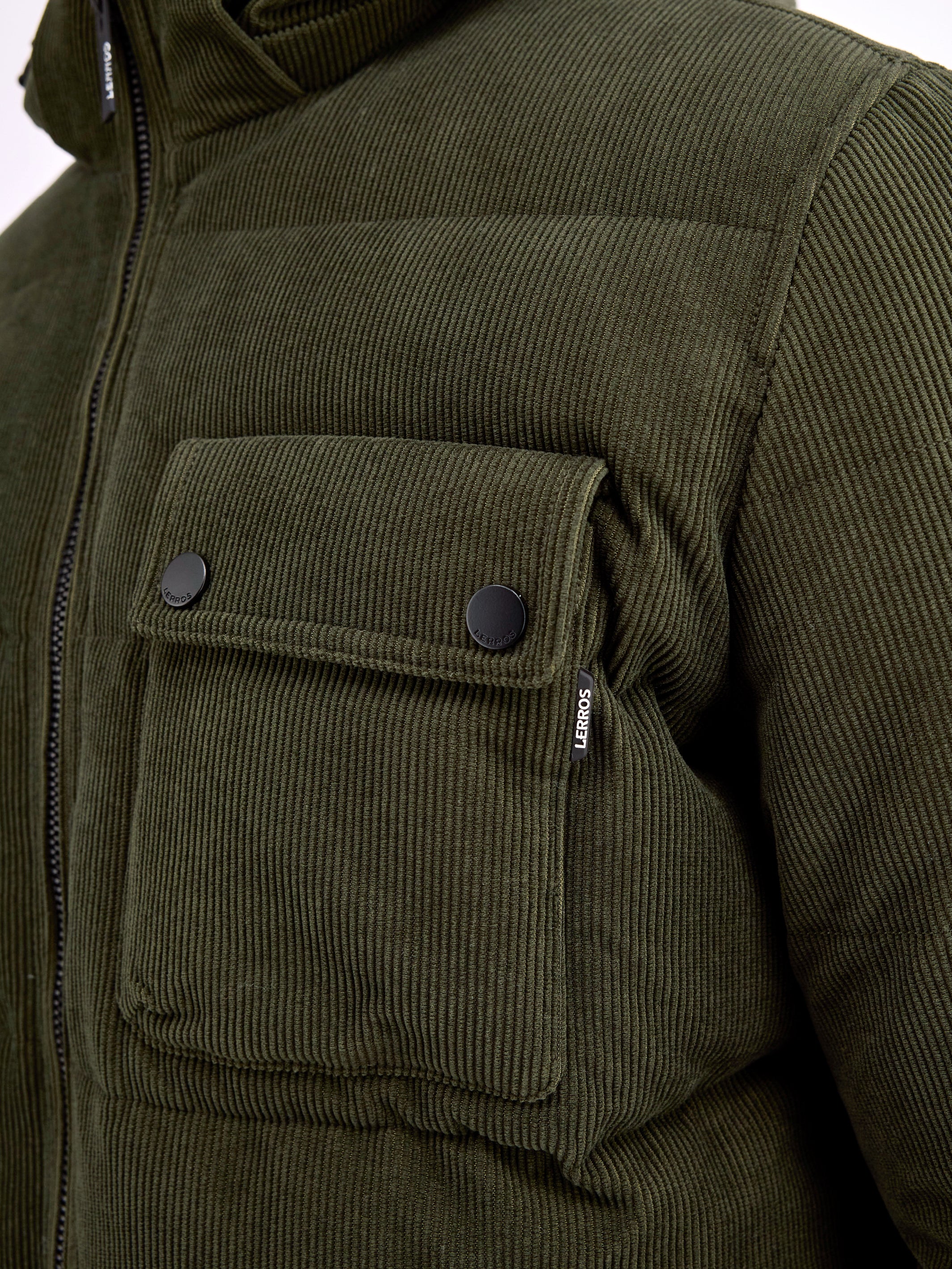 Herren Steppjacke in funktionaler Cord-Optik - LERROS