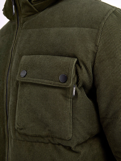 Herren Steppjacke in funktionaler Cord-Optik - LERROS