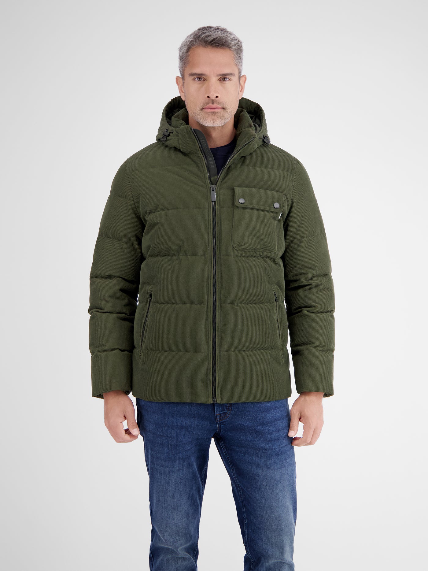Herren Steppjacke in funktionaler Cord-Optik - LERROS