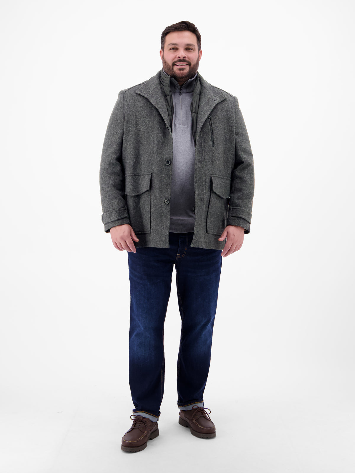 Wolljacke für Herren in Großen Größen - LERROS