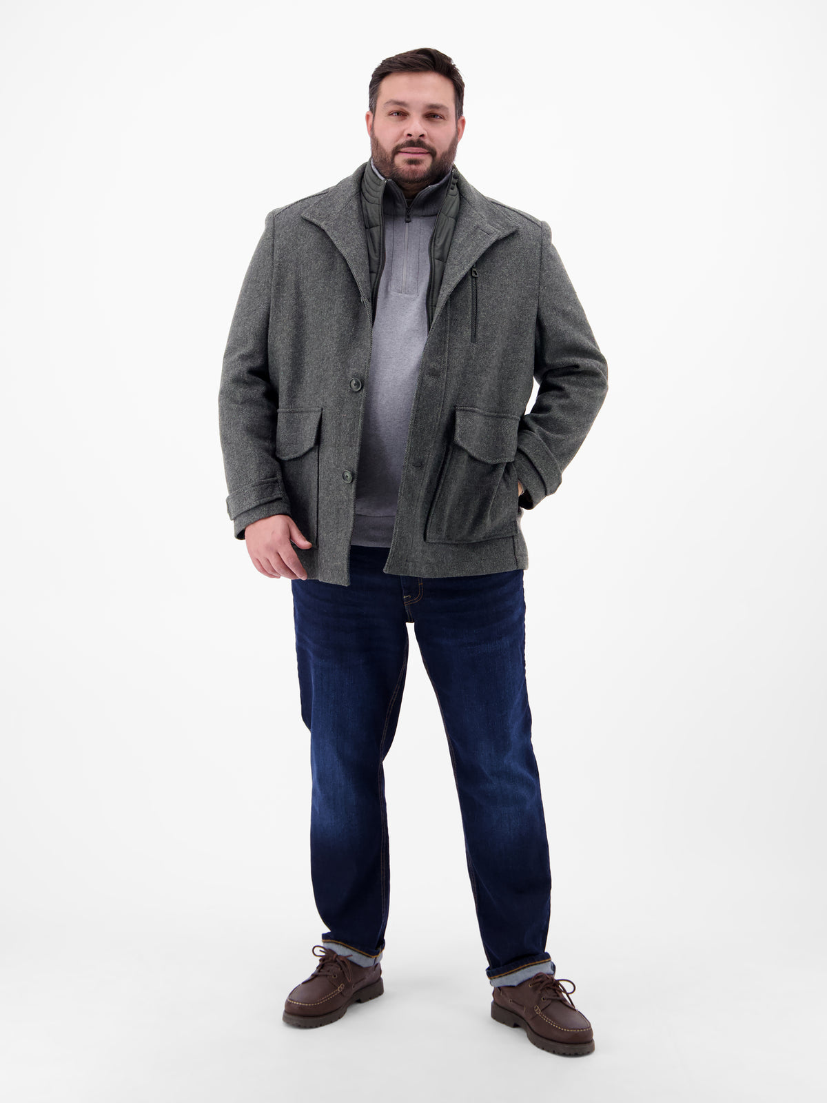 Wolljacke für Herren in Großen Größen - LERROS