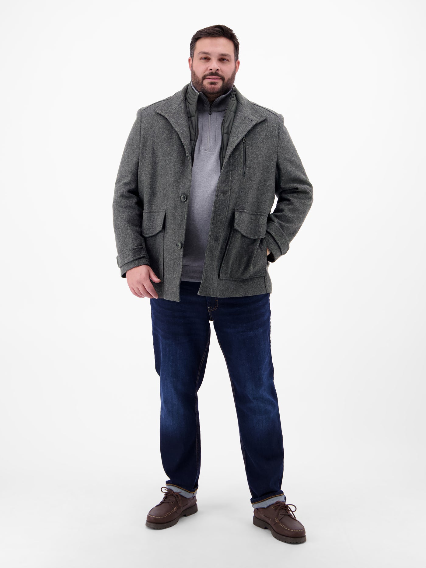 Wolljacke für Herren in Großen Größen - LERROS