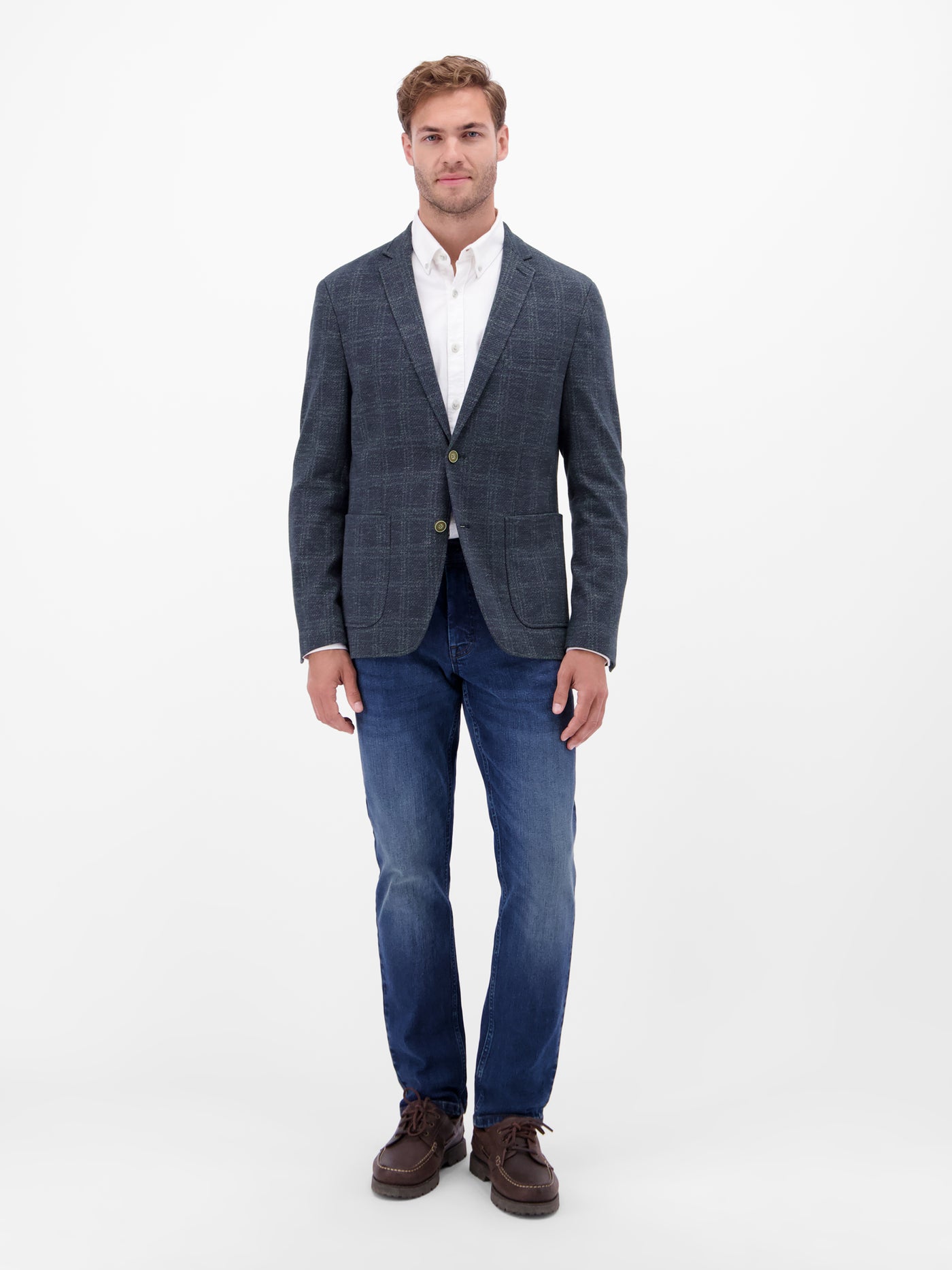 Herren Jerseyblazer, kariert - LERROS