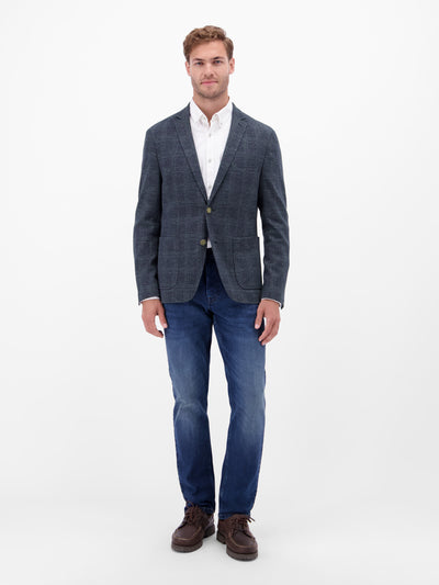 Herren Jerseyblazer, kariert - LERROS