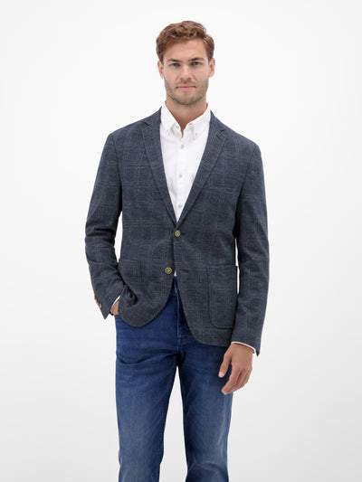 Herren Jerseyblazer, kariert - LERROS