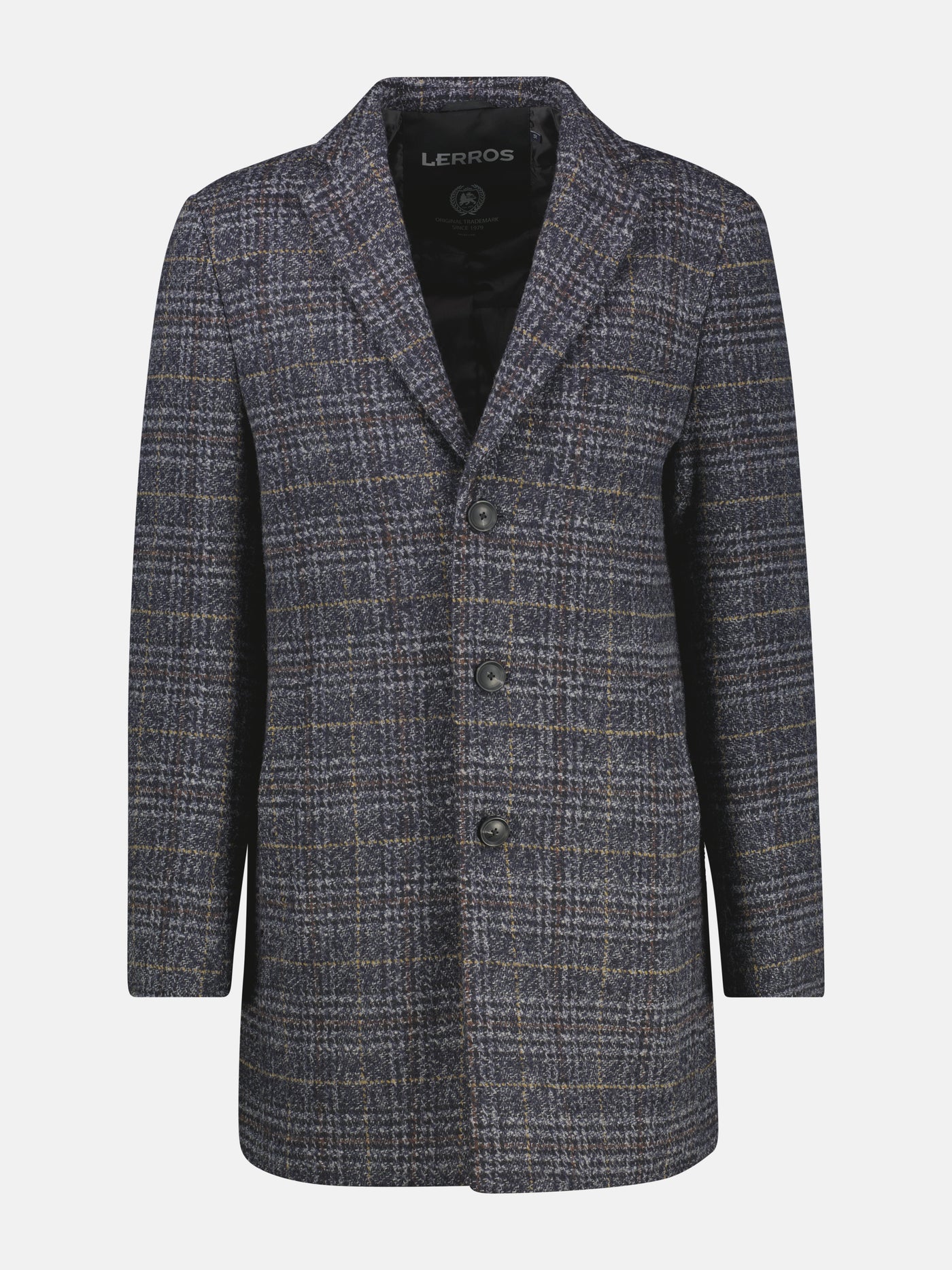 Herren-Mantel, kariert - LERROS