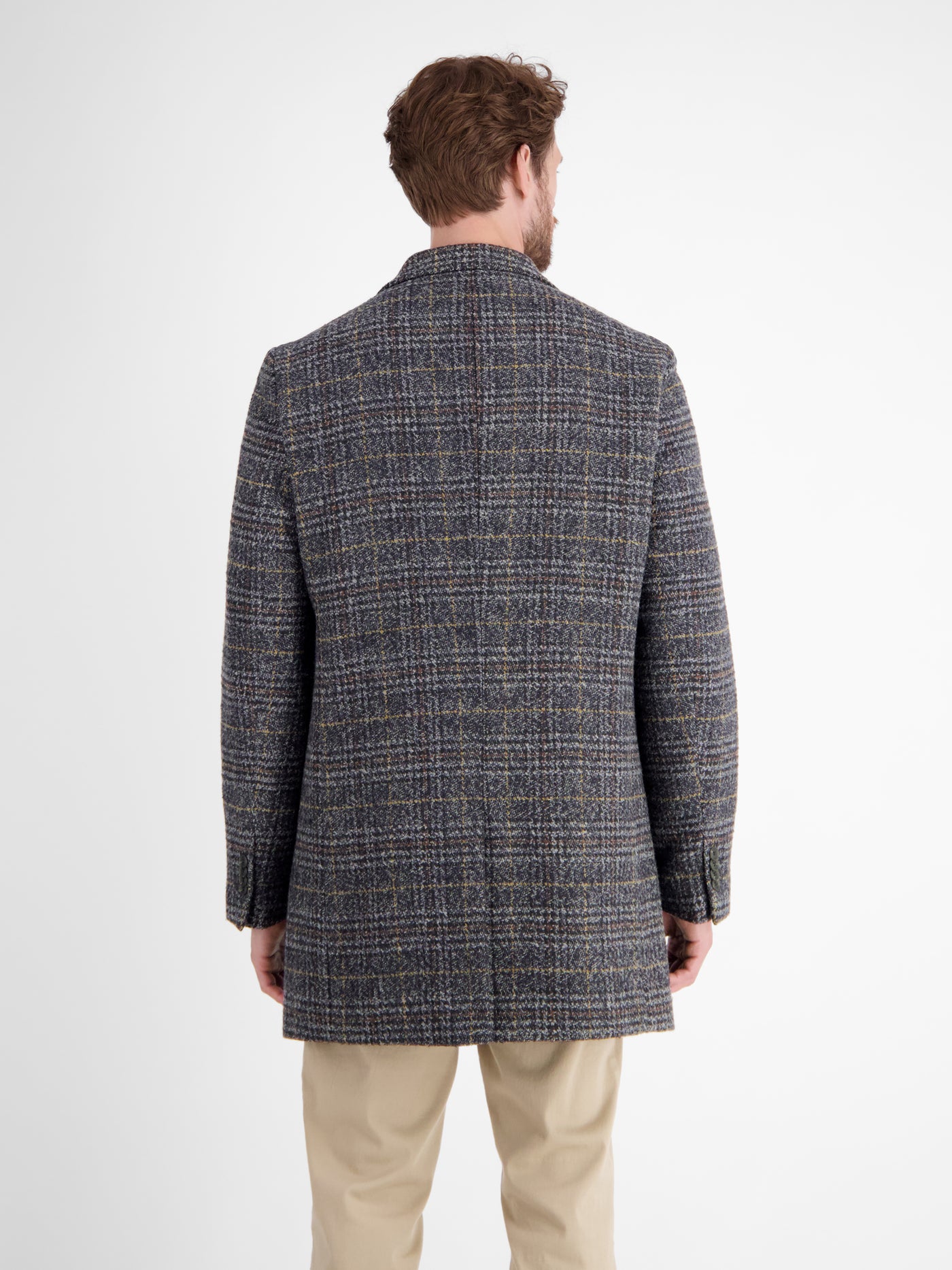 Herren-Mantel, kariert - LERROS