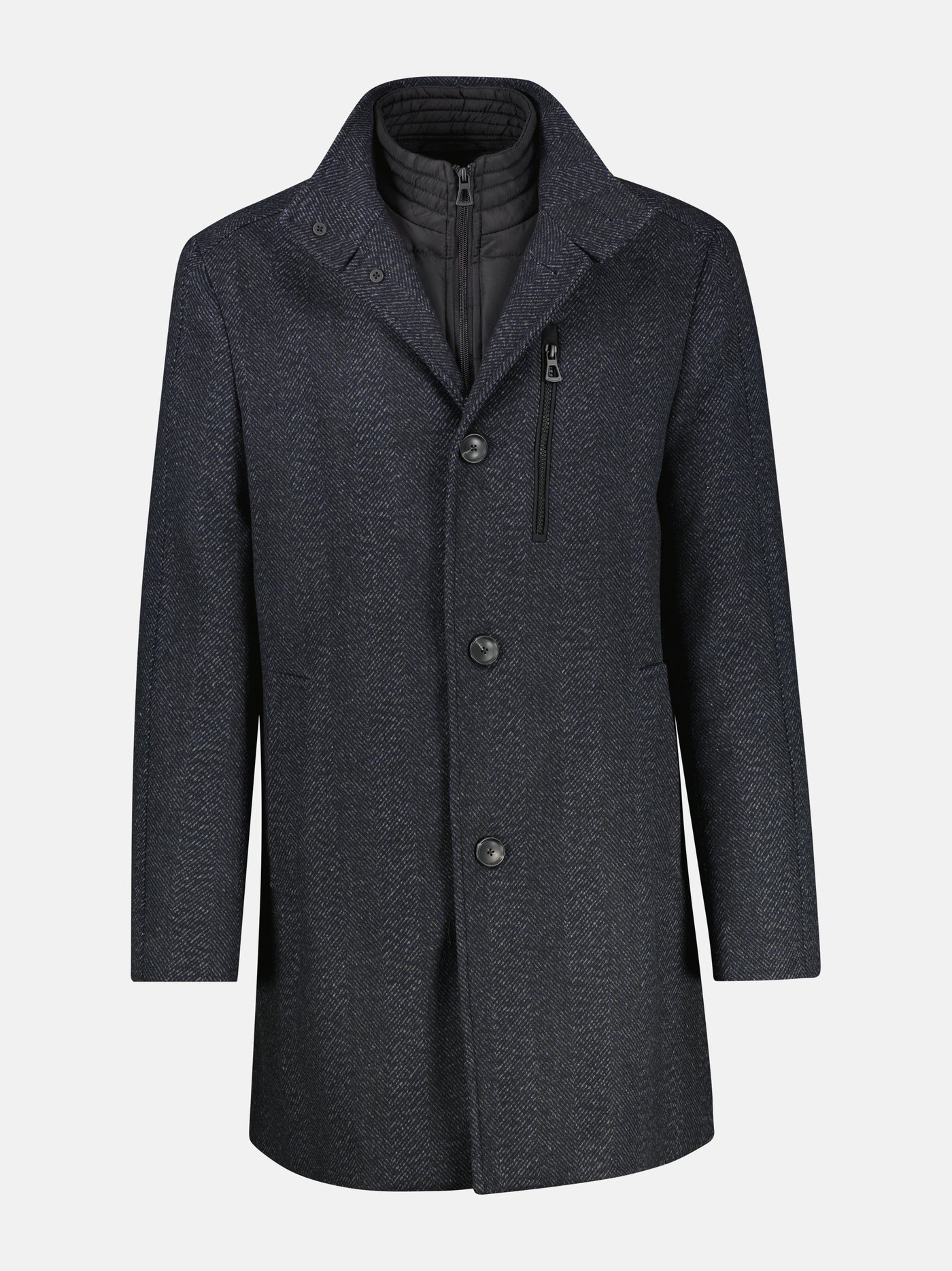 Herren-Mantel in Wolloptik - LERROS