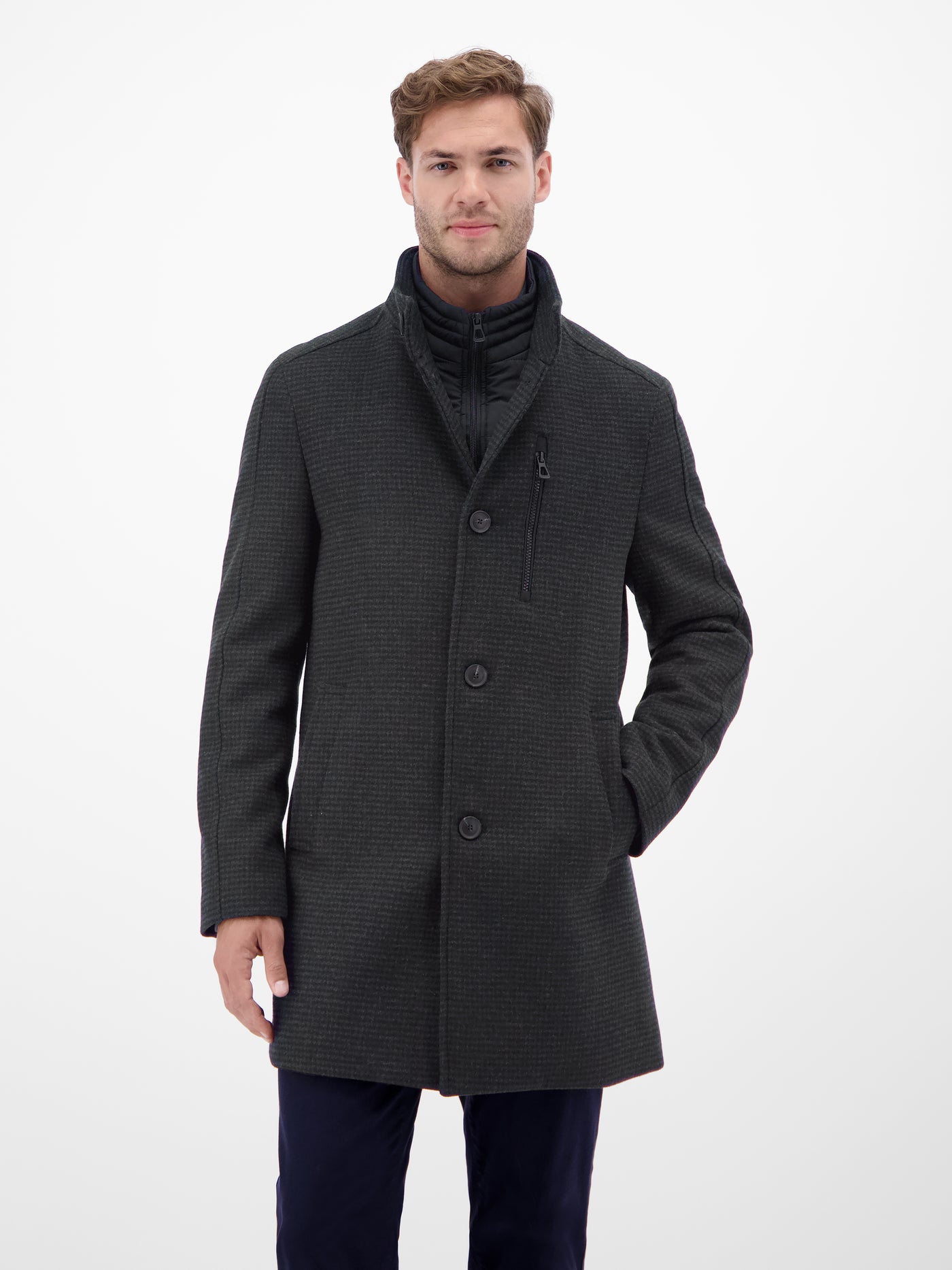 Men's coat in wool look – LERROS