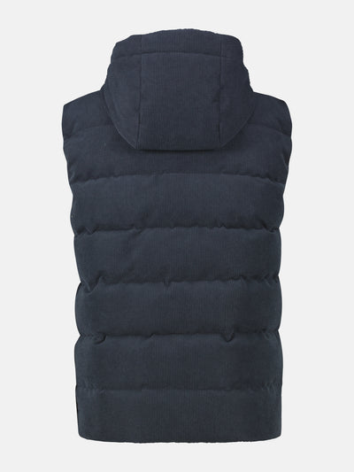 Herren Steppweste in funktionaler Cord-Optik - LERROS