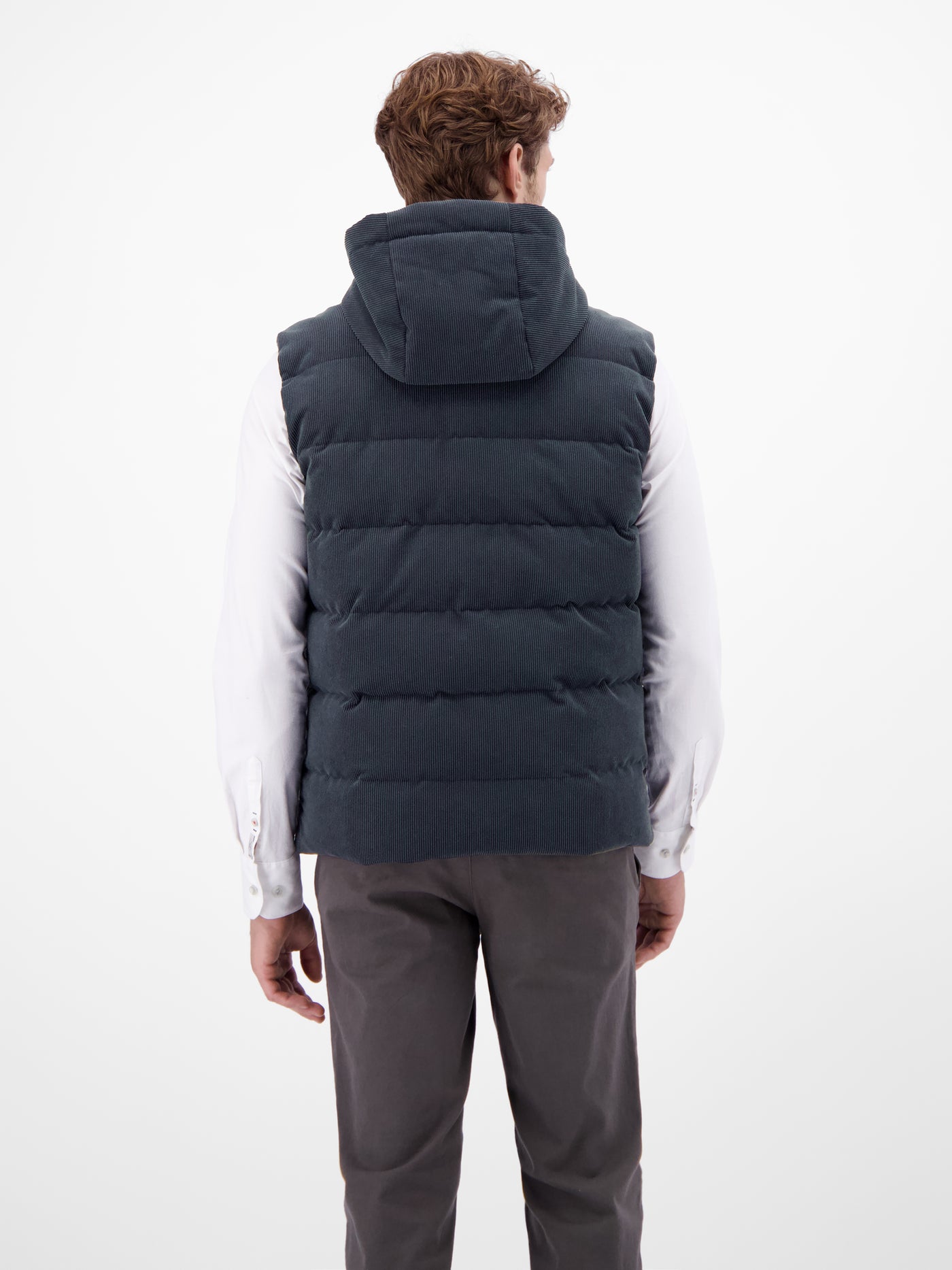 Herren Steppweste in funktionaler Cord-Optik - LERROS