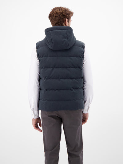 Herren Steppweste in funktionaler Cord-Optik - LERROS