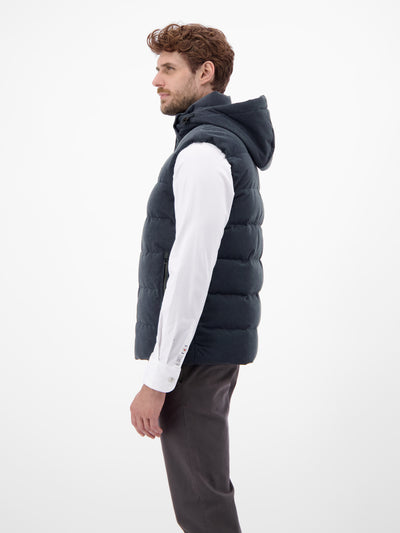 Herren Steppweste in funktionaler Cord-Optik - LERROS