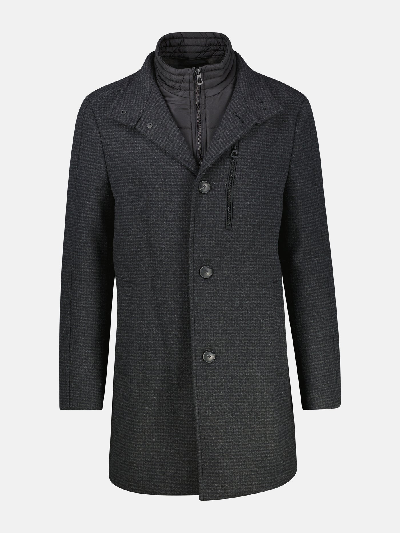 Mantel in Wolloptik, KURZGRÖSSEN - LERROS