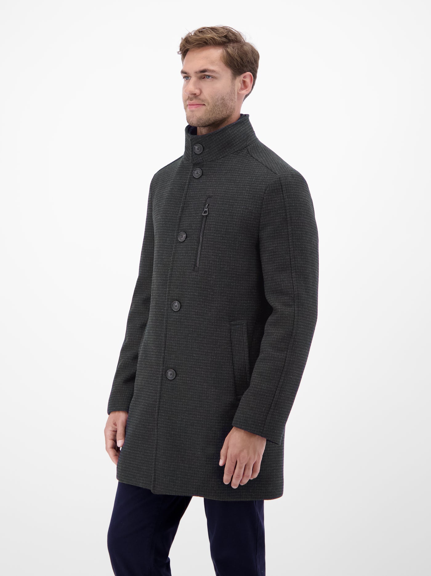 Mantel in Wolloptik, KURZGRÖSSEN - LERROS