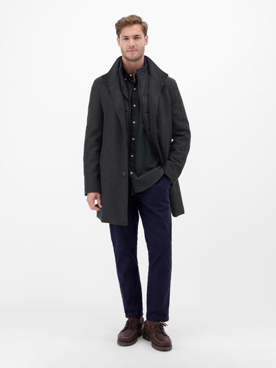 Mantel in Wolloptik, KURZGRÖSSEN - LERROS