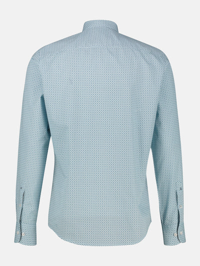 Langarmhemd mit Kentkragen aus 100% Baumwolle - LERROS