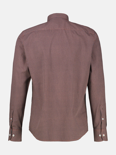 Langarmhemd mit Karomuster aus 100% Baumwolle - LERROS