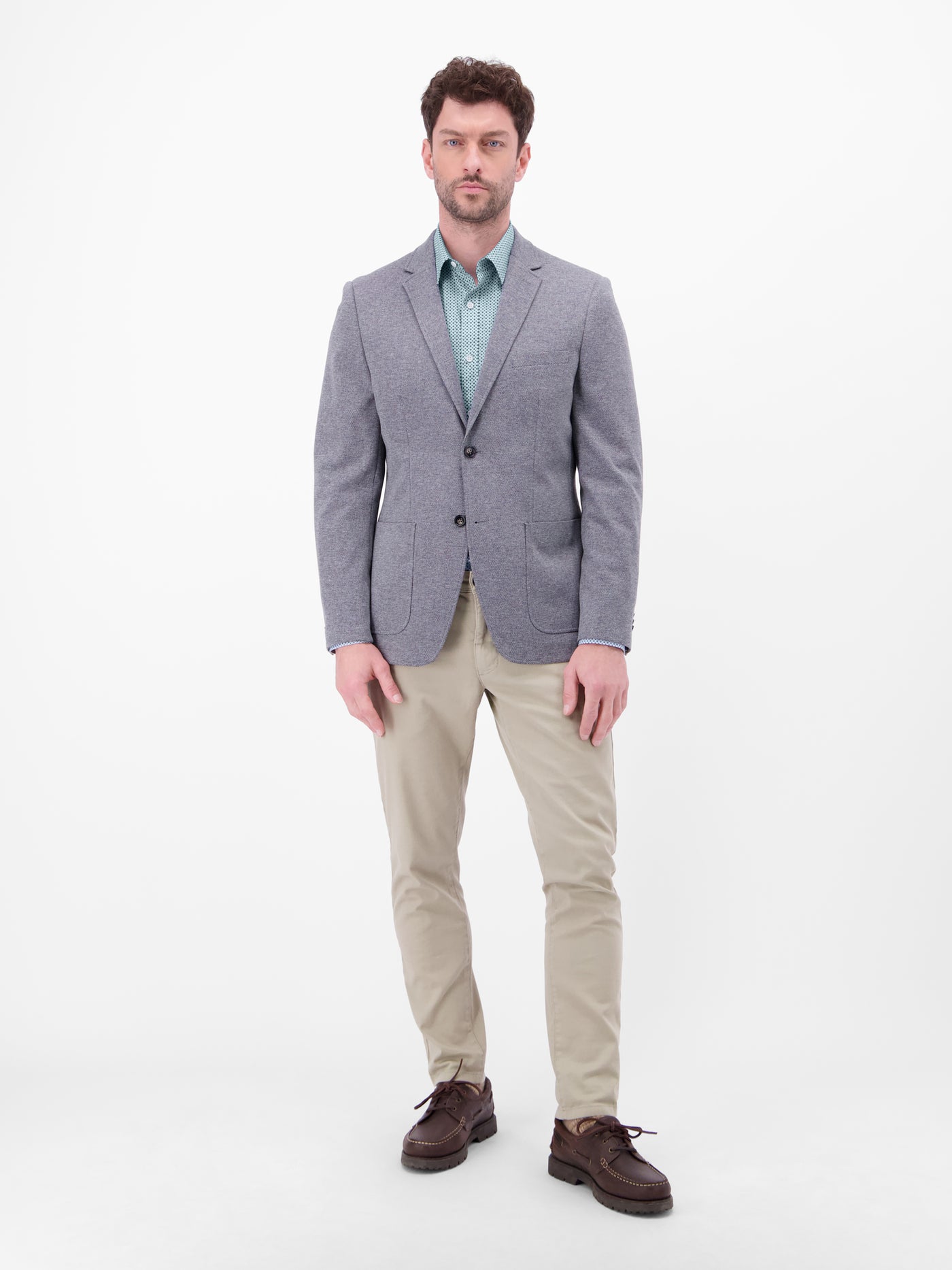 Langarmhemd mit Karomuster aus 100% Baumwolle - LERROS