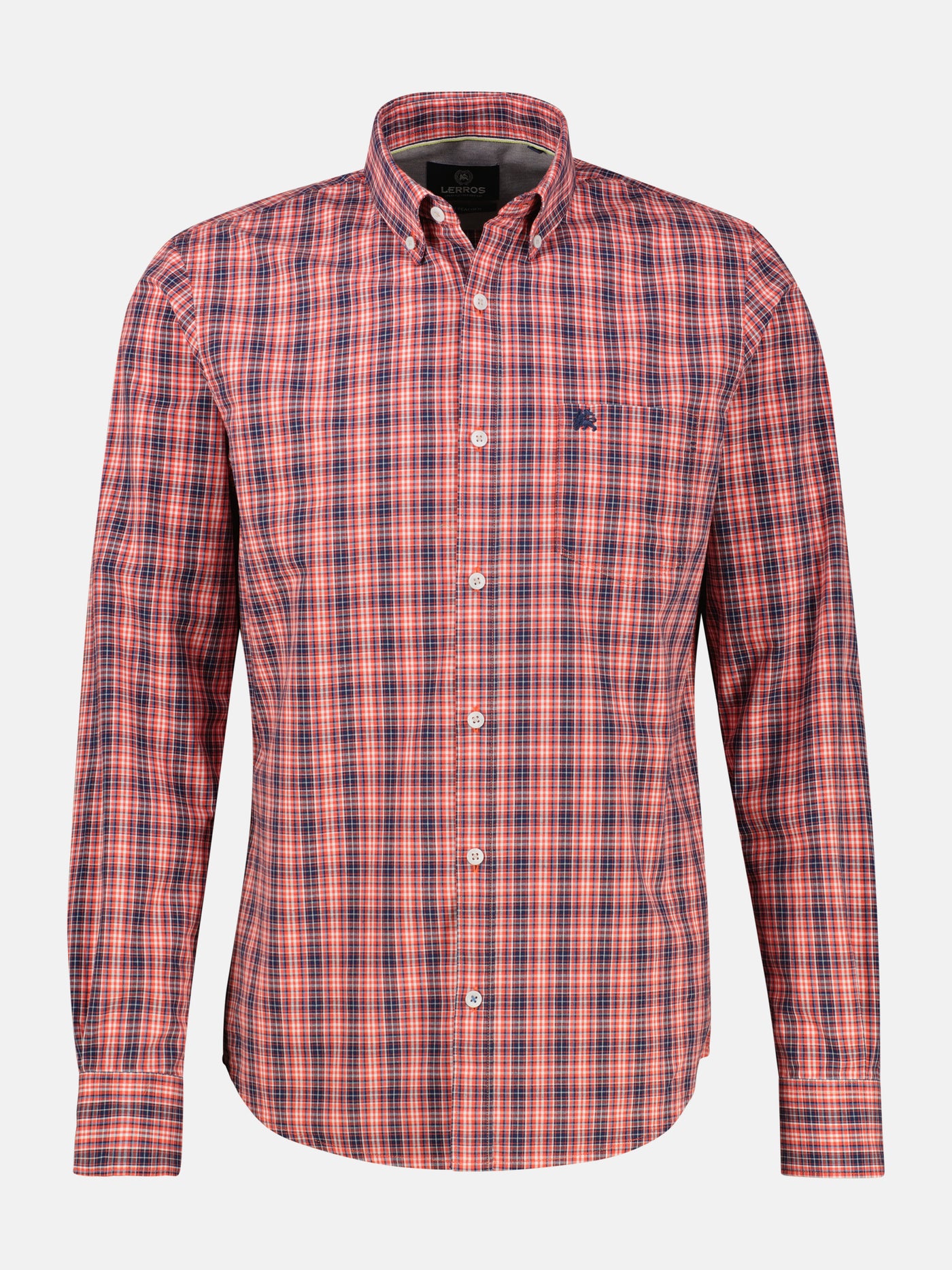 Karohemd mit Button-Down-Kragen - LERROS