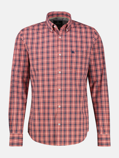 Karohemd mit Button-Down-Kragen - LERROS