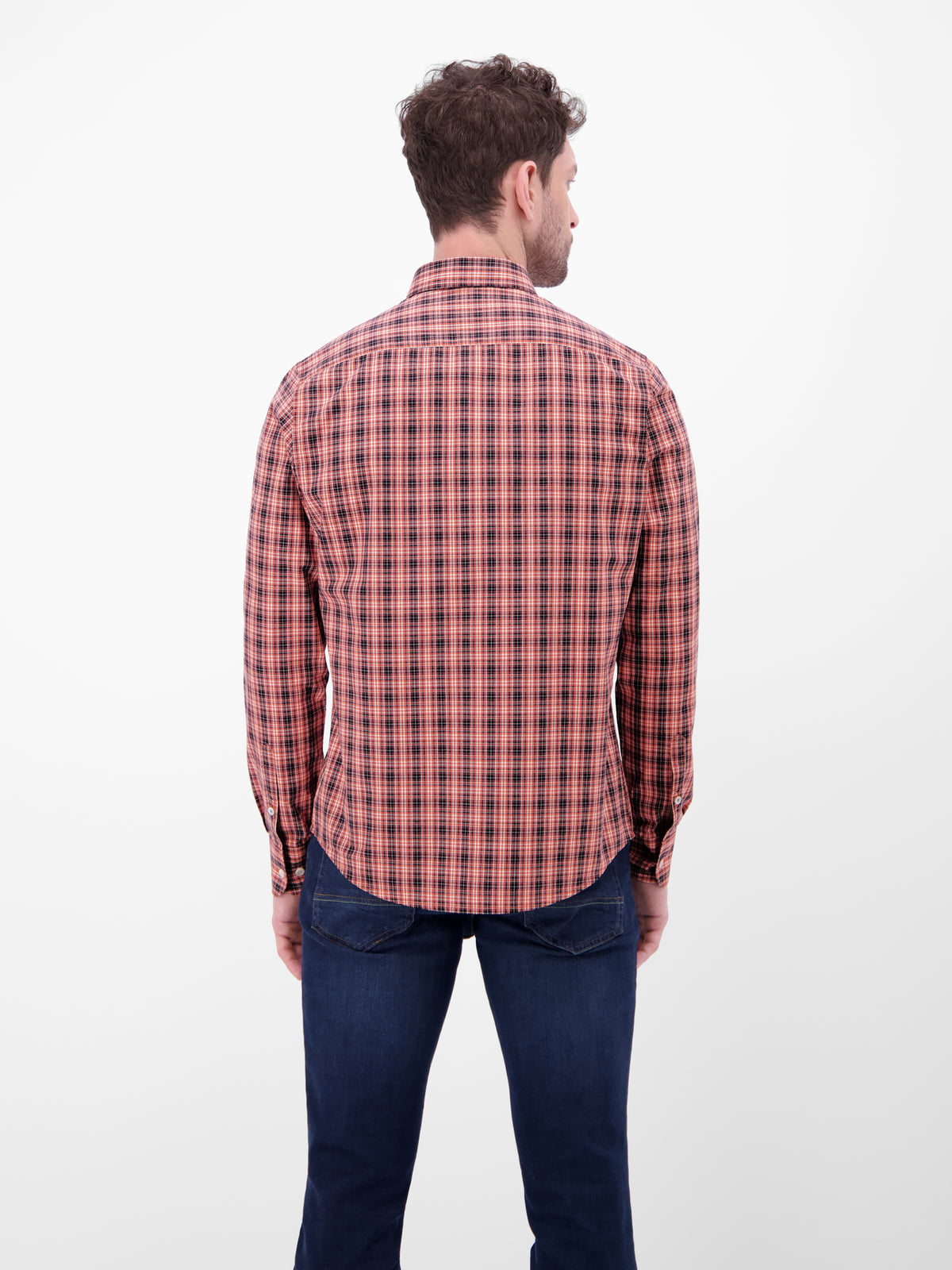 Karohemd mit Button-Down-Kragen - LERROS