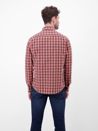 Karohemd mit Button-Down-Kragen - LERROS