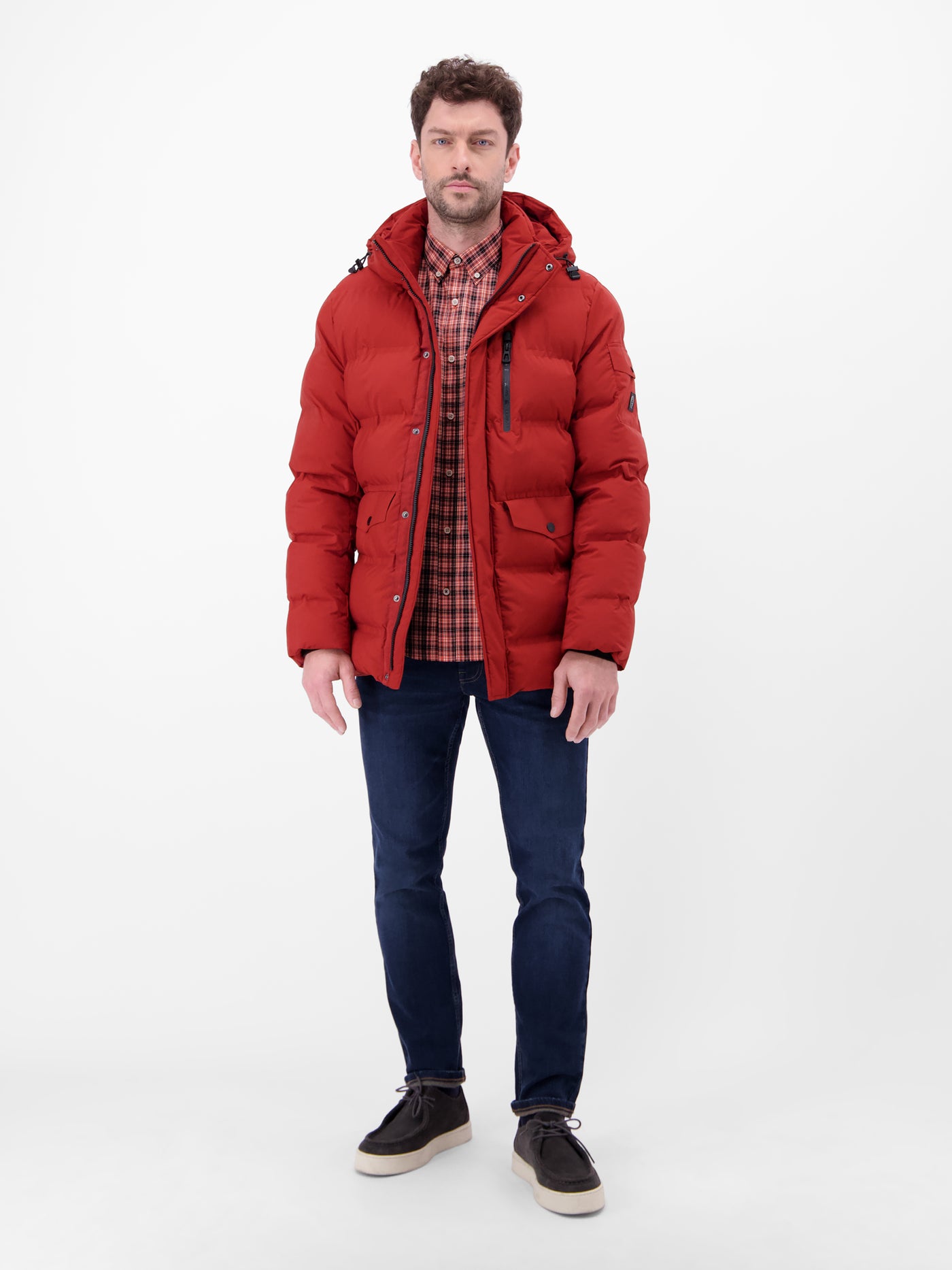 Karohemd mit Button-Down-Kragen - LERROS