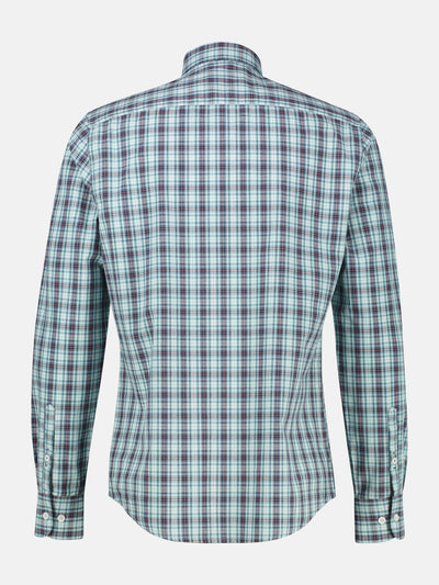 Karohemd mit Button-Down-Kragen - LERROS
