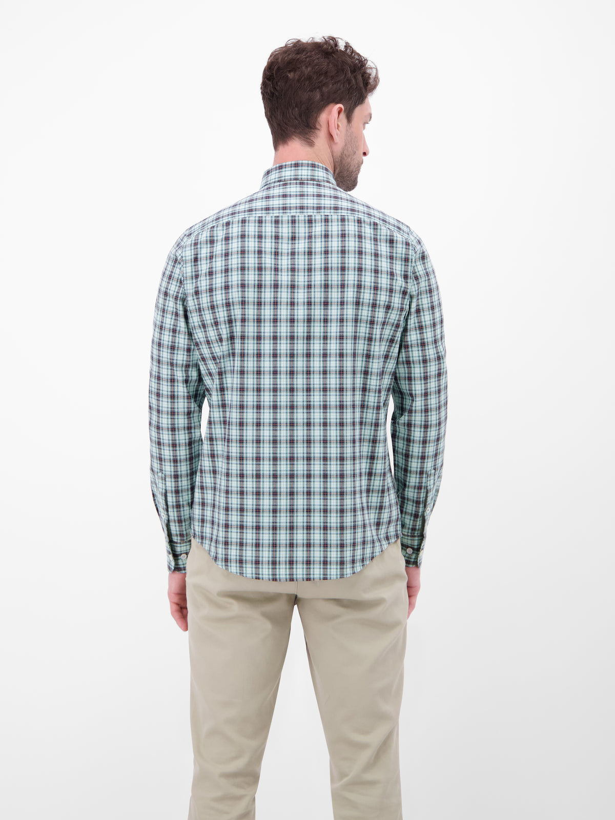 Karohemd mit Button-Down-Kragen - LERROS