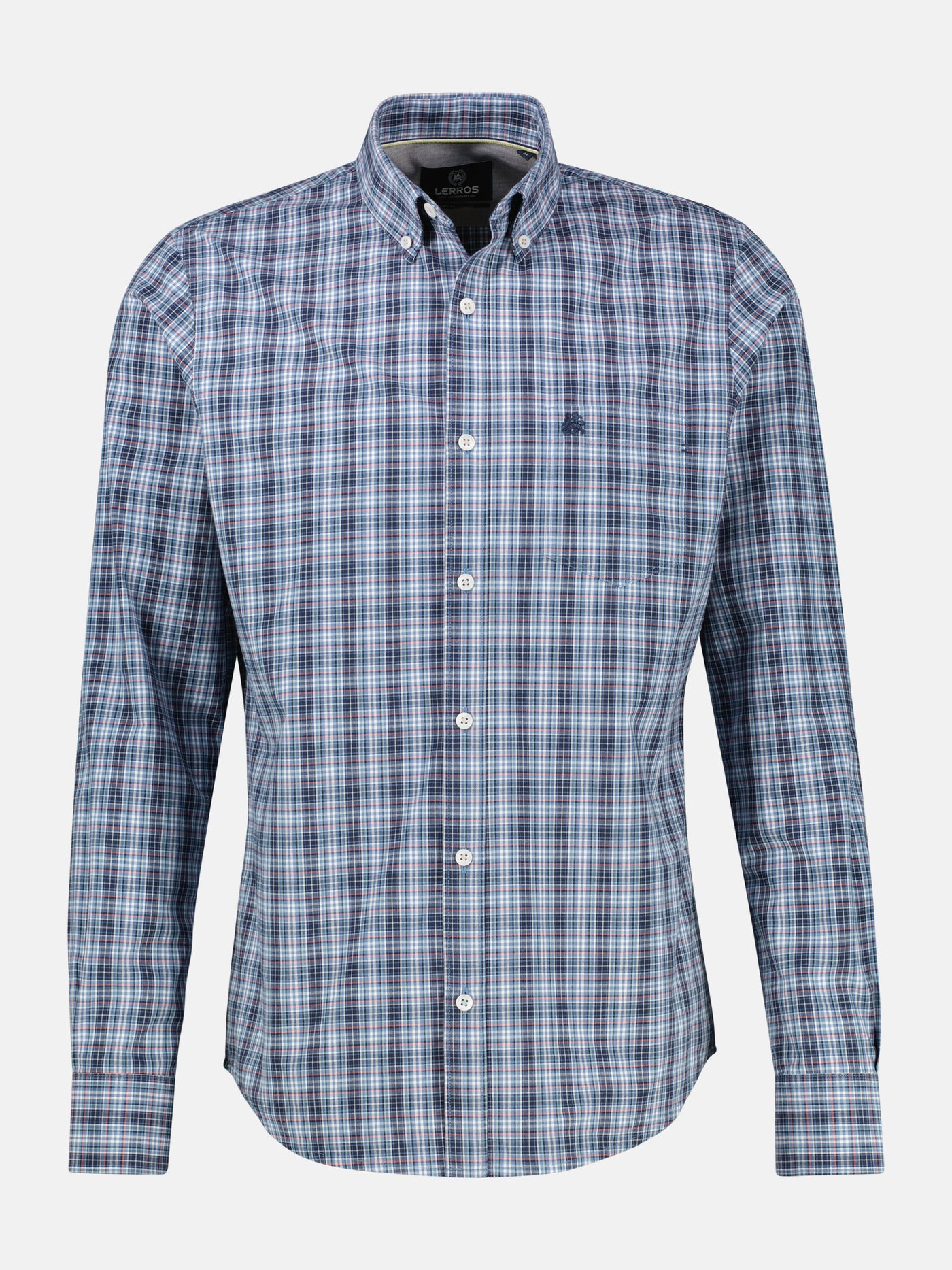 Karohemd mit Button-Down-Kragen - LERROS