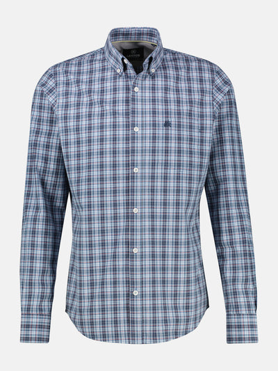 Karohemd mit Button-Down-Kragen - LERROS