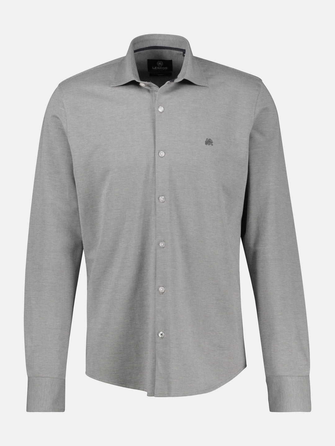 Jersey shirt with 2-button cuffs and Kent collar – LERROS